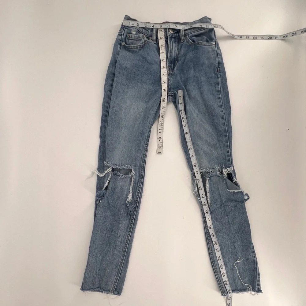PacSun High Rise Ripped Denim Jeans - Picture 6 of 6